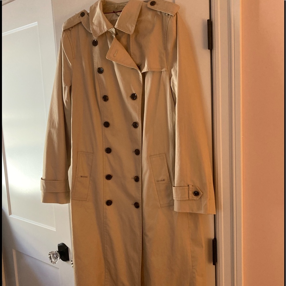 Banana Republic trench coat, like new.